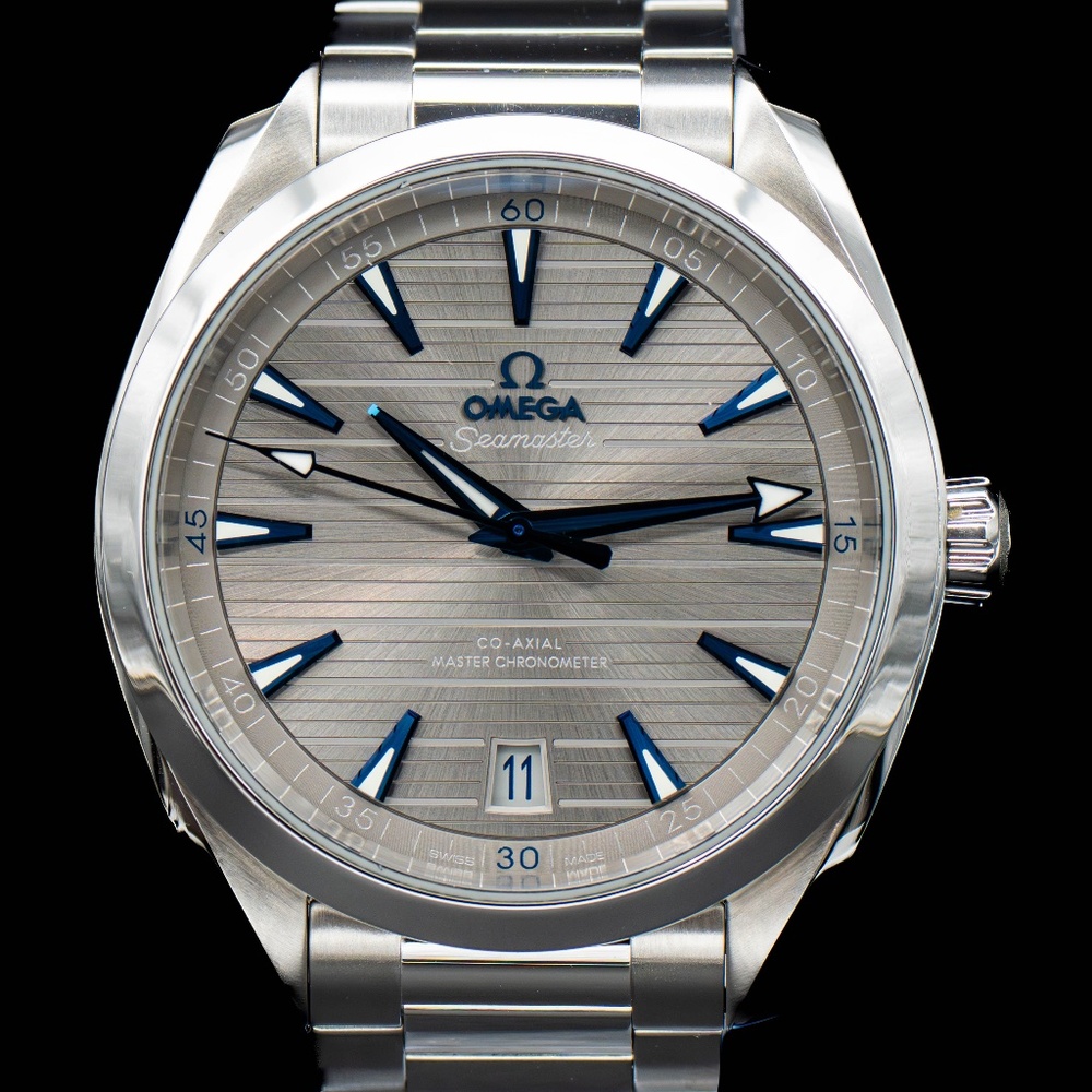 2023 Omega Seamaster Aqua Terra 150M 41mm Grey 220.10.41.21.06.001 Full Set